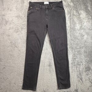 DU/ER Duer Performance Slim Fit Jeans Mens 29x32 Gusseted Crotch Black Denim